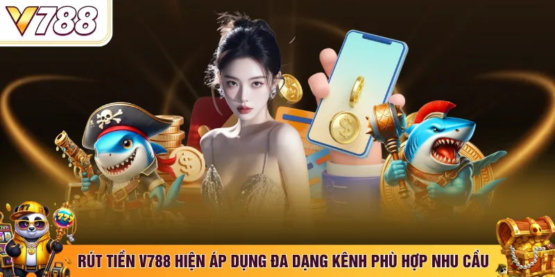 Rút tiền V788 hiện áp dụng đa dạng kênh phù hợp nhu cầu