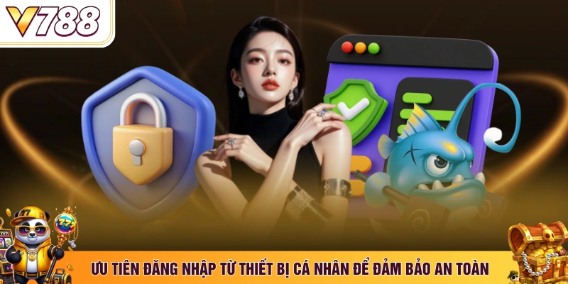 Ưu tiên đăng nhập từ thiết bị cá nhân để đảm bảo an toàn